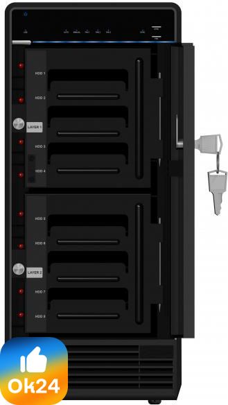 Icy Box IB-3780-C31, drive enclosure (black, SINGLE JBOD) (IB3780C31) Ok24-776450 фото