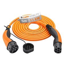 Kabel EV HELIX Type 2 LAPP 11kW 20A orange 5m Ok24-7178956 фото