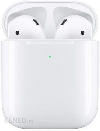 Apple AirPods 2 biały z bezprzewodowym etui ładującym (MRXJ2ZM/A) Ok24-750160 фото