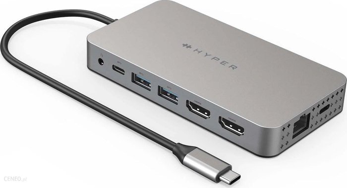 Hyperdrive Stacja/replikator HUB 4K HDMI 10-in-1 USB-C do MacBook M1/M2 (HDM1HBUGL) Ok24-792010 фото