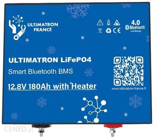 ULTIMATRON ULM 12.8V 180Ah LiFePO4 Smart BMS Bluetooth podsiedzeniowy - Heating Ok24-7157181 фото