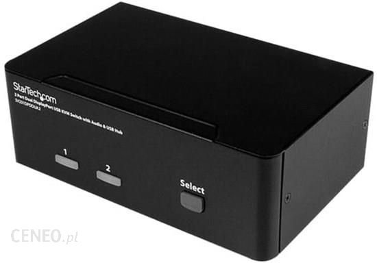 Startech.Com 2-Port DisplayPort Dual-KVM Switch - 4K 60Hz - KVM / audio / USB switch - 2 porty (SV231DPDDUA2) Ok24-789963 фото