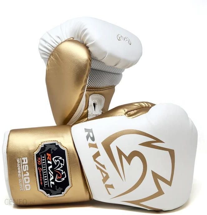Rival Rękawice Bokserskie Sparring Rs100 Professional White/Gold Ok24-7153931 фото