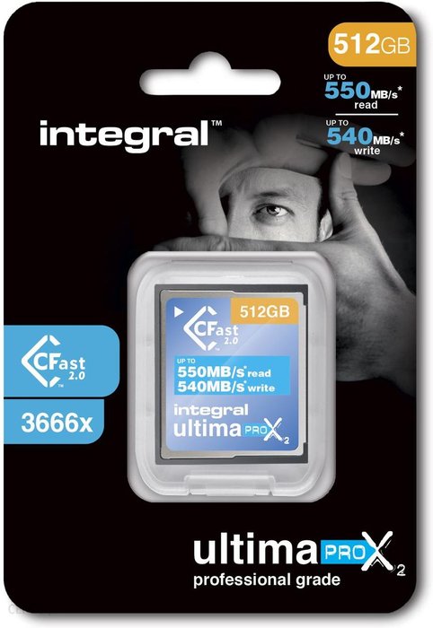 Integral Karta Cfast 2.0 Ultima Prox 512Gb 3666X Ok24-776414 фото