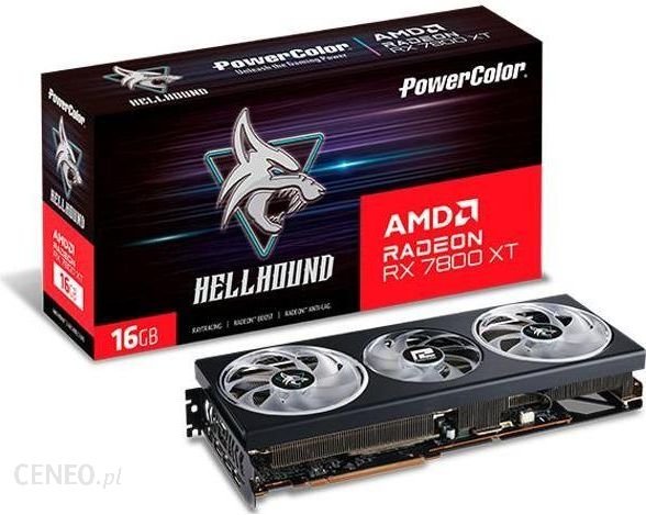 PowerColor Radeon RX 7800 XT Hellhound 16GB GDDR6 (RX7800XT16GLOC) Ok24-7142932 фото