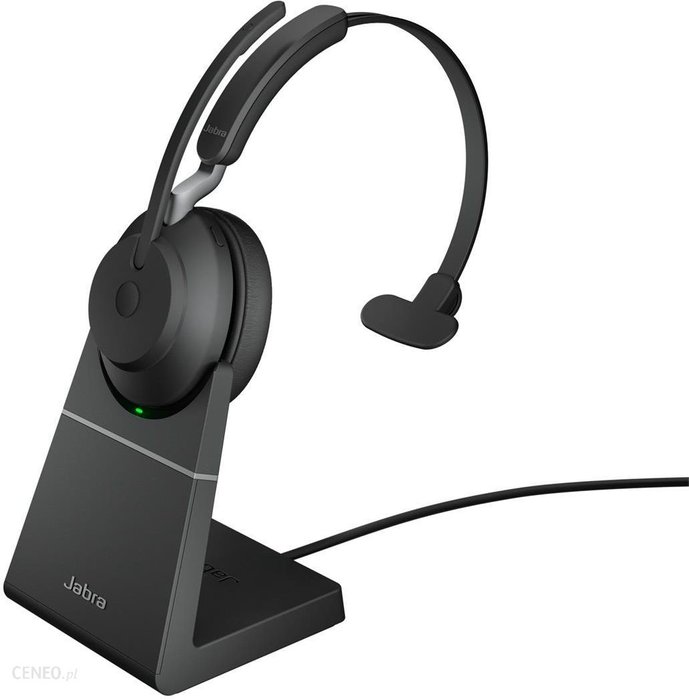 Jabra Evolve2 65, Uc Mono Zestaw Słuchawkowy Opaska Na Głowę Usb Typu-A Bluetooth Czarny (26599889989) Ok24-776814 фото