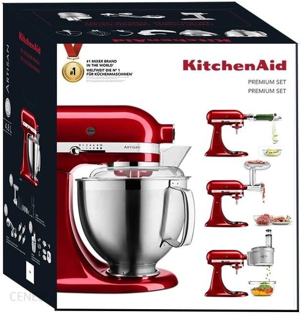 KitchenAid Artisan Zestaw Premium 5KSM185PSECA Czerwony Karmelek Ok24-713950 фото