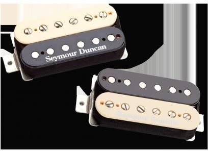 Seymour Duncan SH PG 1S ZEB Pearly Gates, przetworniki do gitary typu Humbucker Set, kolor zebra Ok24-810551 фото