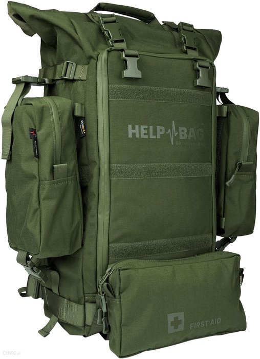 Plecak ewakuacyjny Help Bag 35+10 l z wyposażeniem - Olive Ok24-7048235 фото
