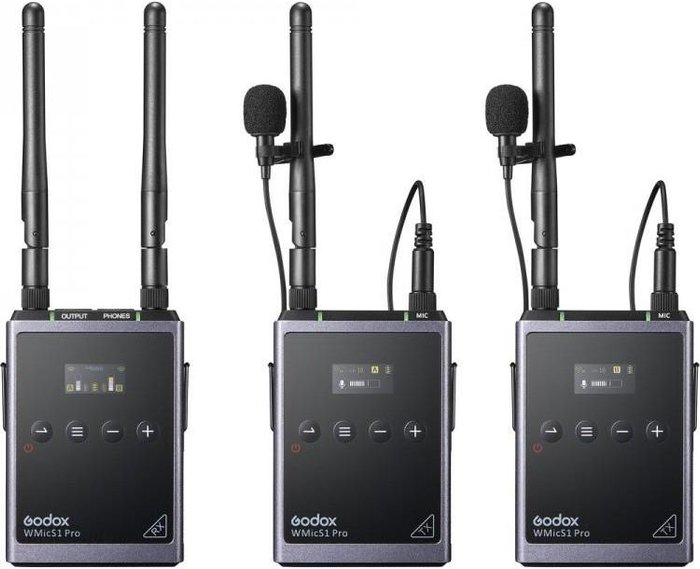 Godox Bezprzewodowy System Mikrofonowy Wmics1 Pro Uhf Zestaw 2 Ok24-7148137 фото
