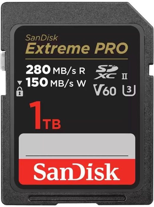 SANDISK SDSDXEP-1T00-GN4IN KARTA SANDISK EXTREME PRO SDXC 1TB - 280/150 MB/s V60 UHS-II Ok24-776420 фото