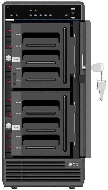 RaidSonic Icy Box na 8 dysków 3,5'' SATA I/II/III USB 3.0 eSATA RAID Czarna (IB-RD3680SU3) Ok24-776521 фото