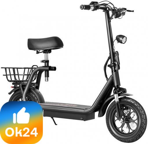 Bogist M5 Pro Electric Scooter Seat And Cargo Carrier 12 Inch Pneumatic Tire 500W Motor Up To 40Km H Shock Aborsbing Ok24-7041539 фото