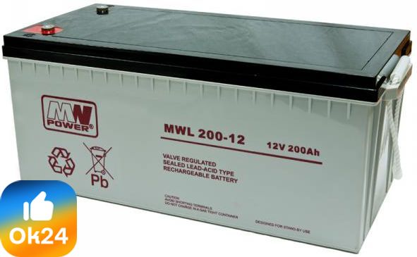 Mw Power Agm Mwl 200Ah 12V (MWL20012) Ok24-7157141 фото
