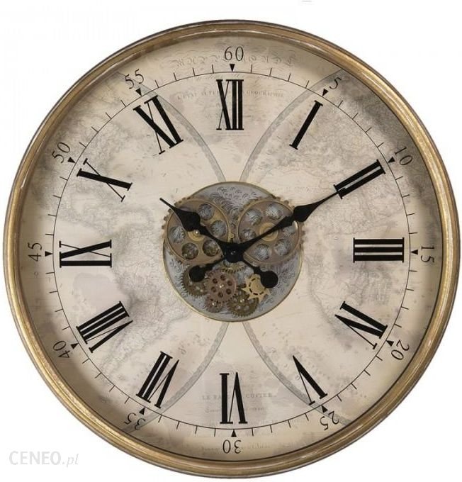 Zegar Ścienny Z Mechanizmem 72 Cm Złoty Ok24-7160518 фото