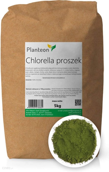 Planteon Chlorella proszek 5kg Ok24-7161019 фото