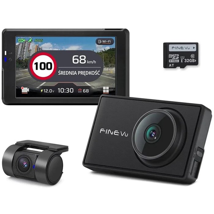 FineVu Kamera samochodowa GX7000 32GB WiFi | Wideorejestratory to nasza sp Ok24-94275658 фото
