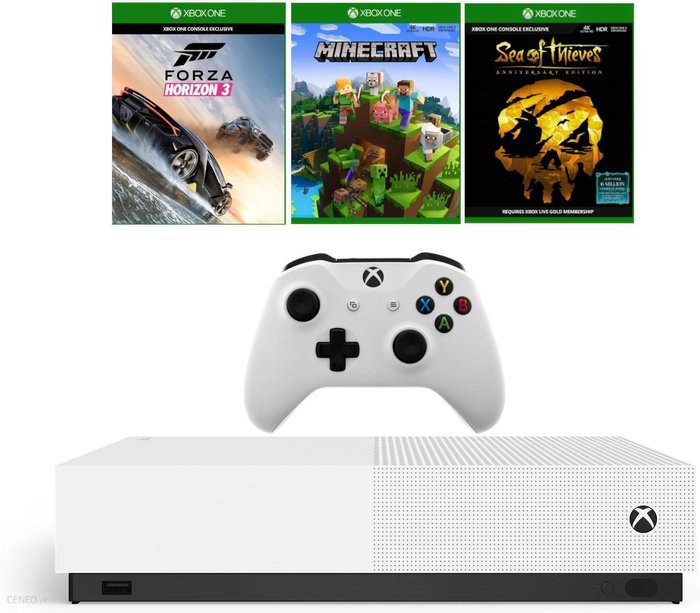 Xbox One S 1TB All-Digital Edition + Forza Horizon 4 + Minecraft + Sea of Thieves Ok24-7158270 фото