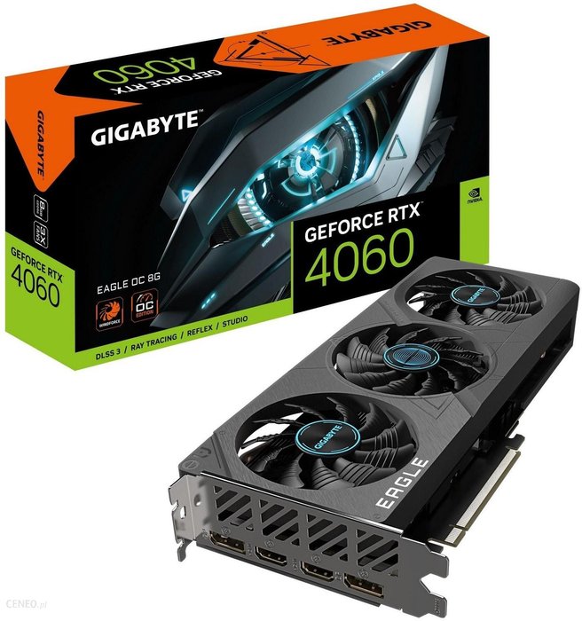 Gigabyte GeForce RTX 4060 EAGLE OC 8GB GDDR6 (GVN4060EAGLEOC8GD) Ok24-7142897 фото