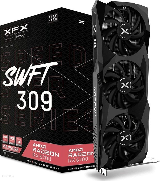 Xfx Speedster SWFT 309 Radeon RX 6700 10GB GDDR6 (RX67LEKJFDB) Ok24-7142949 фото