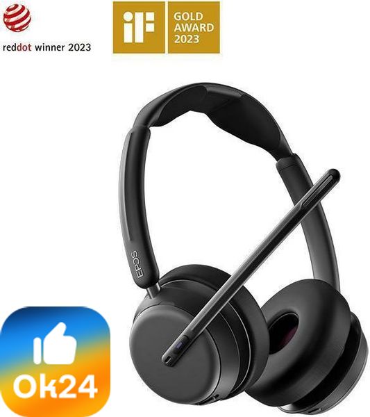 Sennheiser EPOS IMPACT 1061T ANC Zestaw nagłowny Bluetooth na dwoje uszu Ok24-757932 фото
