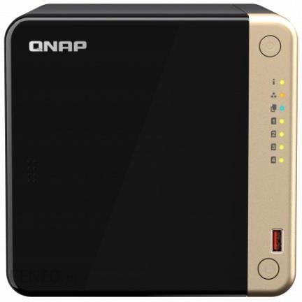 Serwer plików QNAP TS-464-8G 4-bay, Celeron N5105/N5095 4-core 2.9 GHz, 8G RAM DDR4, 2x 2,5 GbE LAN, 2xUSB 2.0, 2xUSB 3.2, 1xHDMI, 2x M.2 2280 NVMe Ok24-784933 фото