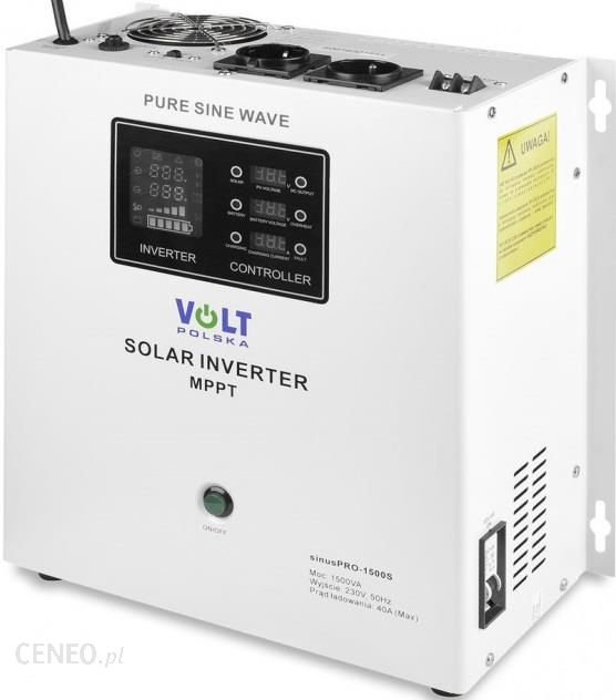 Volt Inwerter Solarny Sinus Pro 1500 S 12/230V (1050/1500W) + 40A Mppt (75V) (3SPS150012) Ok24-7179381 фото