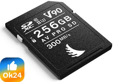 Angelbird SD Card AV PRO UHS-II 256GB V90 (AVP256SDMK2V90) Ok24-776338 фото