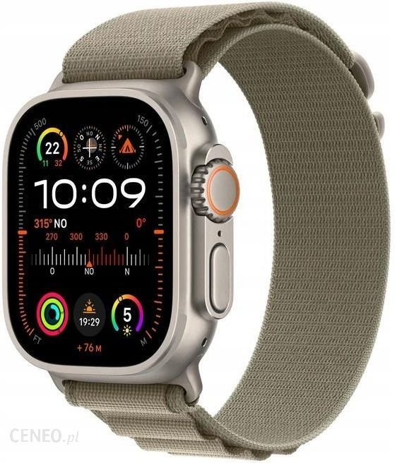 Apple Watch Ultra 2 GPS+Cellular Koperta 49mm Z Tytanu W Kolorze Naturalnym Z Opaską Alpine W Kolorze Moro (MREX3FDA) Ok24-7026054 фото