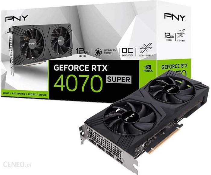 Pny GeForce RTX 4070 SUPER 12GB VERTO DUAL FAN OC (KGPNYN4070S12DF) Ok24-7142956 фото