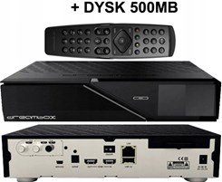 Dream Multimedia Dreambox DM900 4K Triple (2 X DVB-S2X DVB-T2/C) Pilot RC20 Dysk 500GB Ok24-737429 фото