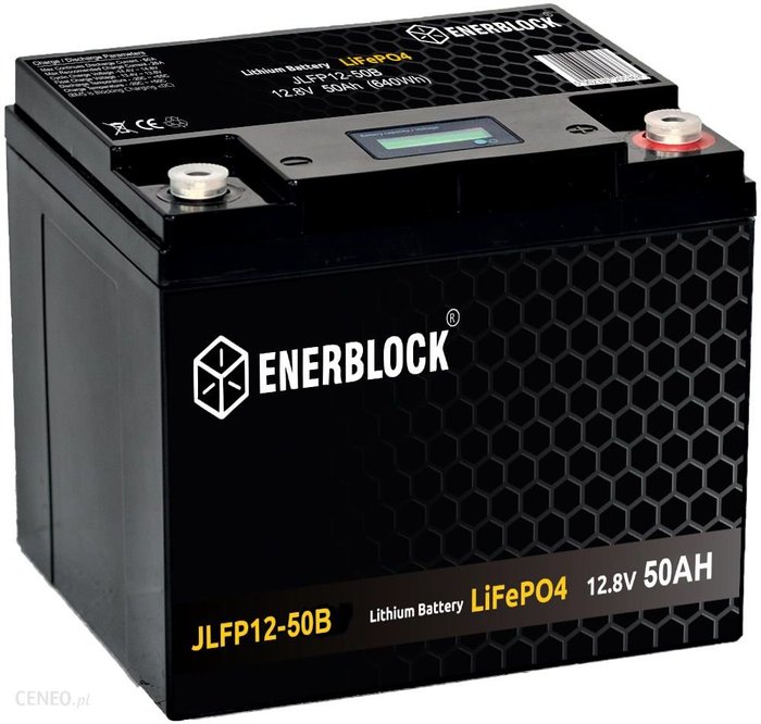 Enerblock JLFP Lithium Energy 12V 50Ah LiFePO4 BMS Bluetooth Ok24-7157207 фото