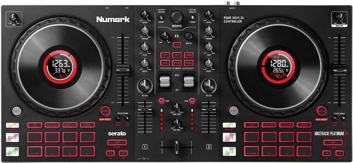 Numark Mixtrack Platinum FX 4-kanałowy Kontroler DJ z Serato DJ Lite Ok24-810340 фото