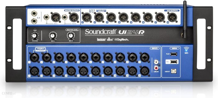 Soundcraft Ui 24R (5076586) - Cyfrowy Mikser Fonii Soundcraft Ok24-810141 фото