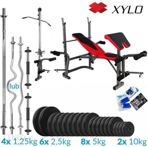Xylo Solid Zestaw obciążeń z ławką 95 kg XYLOSOLID9 Ok24-7200097 фото