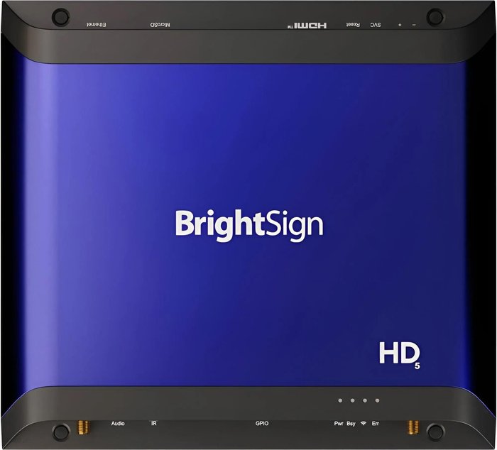 BrightSign HD1025 4K Expanded I/O Player | Odtwarzacz reklamowy Digital Signage 4K 60p, HTML5, H.265, RS-232 Ok24-7158012 фото
