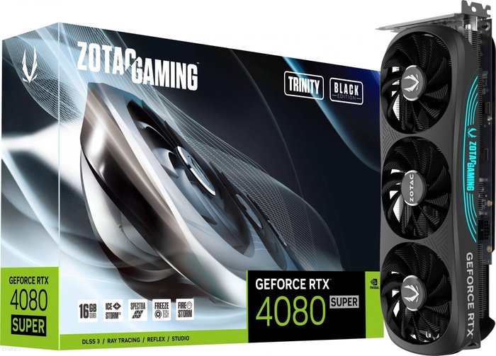 Zotac Gaming GeForce RTX 4080 SUPER Trinity Black 16GB GDDR6X (ZT-D40820D-10P) Ok24-795498 фото