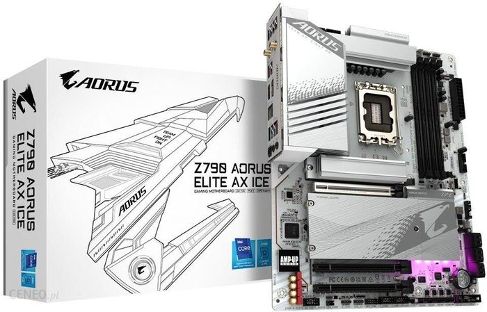 Gigabyte Z790 AORUS ELITE AX ICE S1700 4DDR5 USB/DP ATX (Z790AORUSELITEAXICE) Ok24-790799 фото