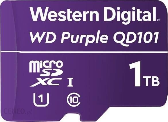 Western Digital Purple SC QD101 Ultra Endurance 1TB MicroSDXC UHS-1 U1 (WDD100T1P0C) Ok24-776405 фото