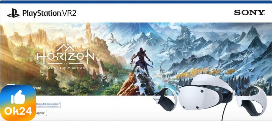 Sony Gogle PlayStation VR2: Pakiet Horizon Call of the Mountain Ok24-7158225 фото