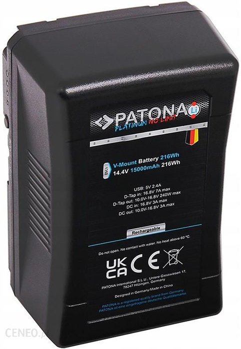 Patona Platinum V-Mount 24A 216Wh 15000 (1350) Ok24-7146776 фото