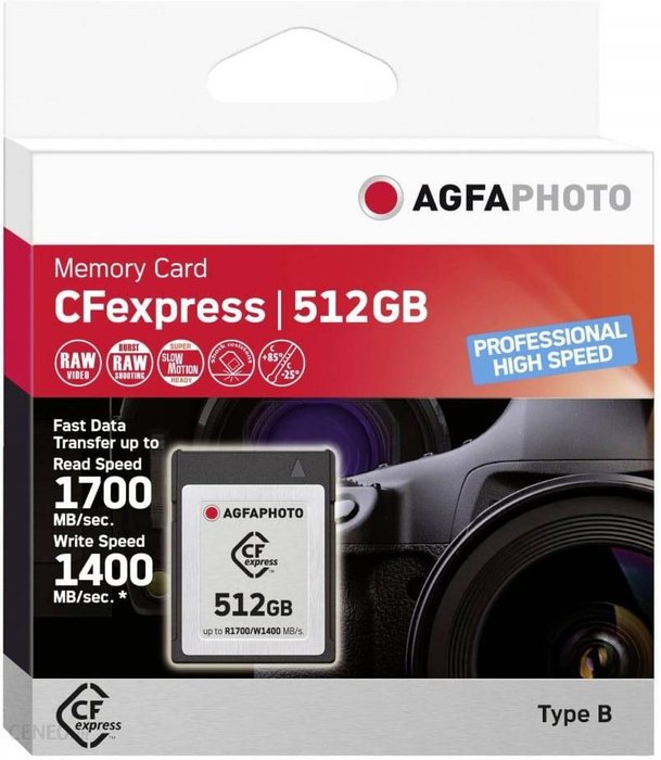 AgfaPhoto CFexpress 512GB Professional High Speed CA Ok24-776408 фото