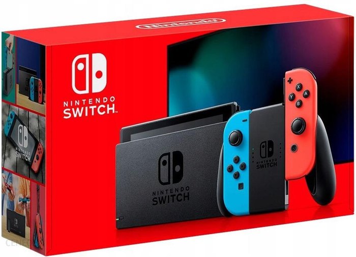 Nintendo SWITCH Neon Red & Blue Joy-Con (2019) Ok24-7158226 фото