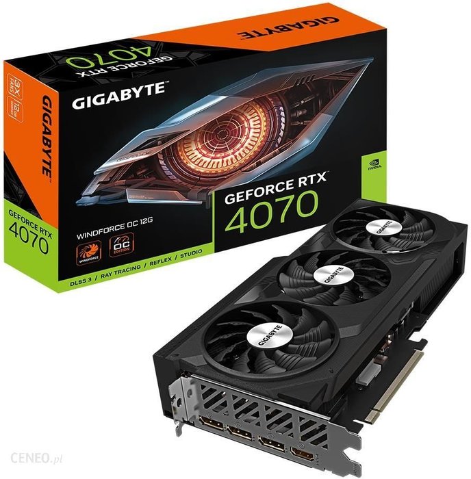 Gigabyte GeForce RTX 4070 WINDFORCE OC 12GB GDDR6X (GV-N4070WF3OC-12GD) Ok24-795409 фото