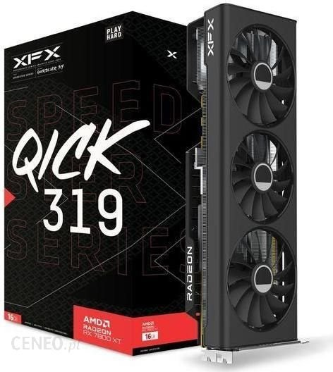 Xfx Radeon RX 7800 XT Speedster QICK 319 Core Edition 16GB GDDR6 (RX78TQICKF9) Ok24-795410 фото