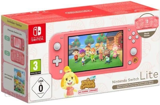 Nintendo Switch Lite Coral + Animal Crossing New Horizons Ok24-7158242 фото