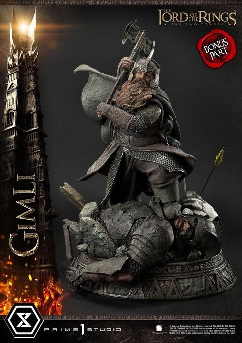 Lord of the Rings: The Two Towers Statue 1/4 Gimli Bonus Version 56 cm Ok24-7154050 фото
