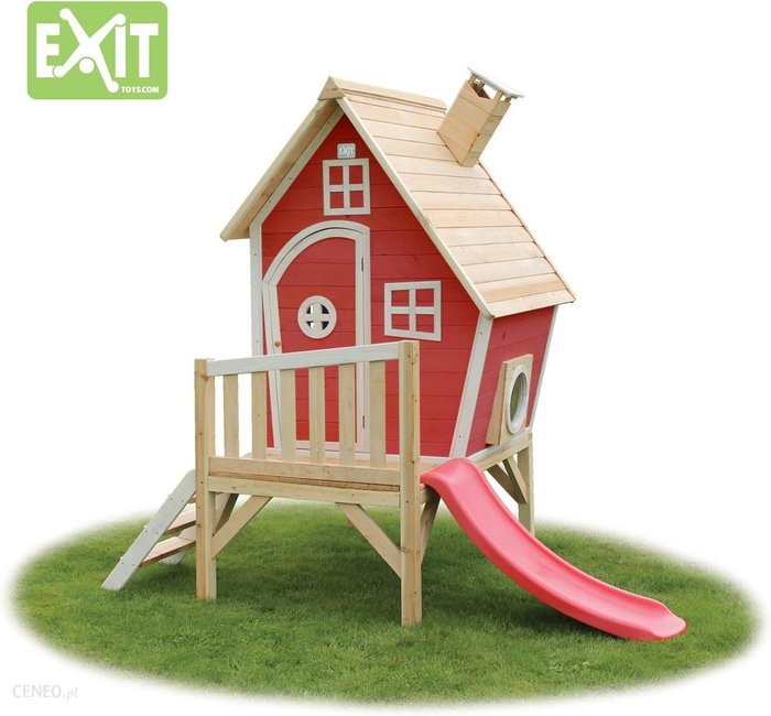 Exit Domek cedrowy dla dzieci Fantazja 300 czerwony D-50111300 Ok24-7065523 фото